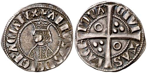 Alfons II (1285-1291). Barcelona. ... 