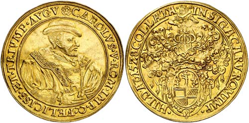 1528. Carlos I. Hildesheim. 5 ... 