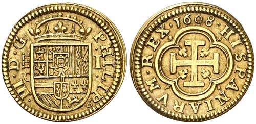 1608. Felipe III. Segovia. C. 1 ... 