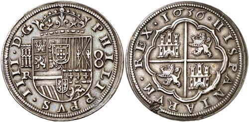 1636. Felipe IV. Segovia. R. 8 ... 