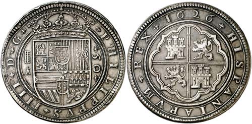 1626. Felipe IV. Segovia. . 50 ... 
