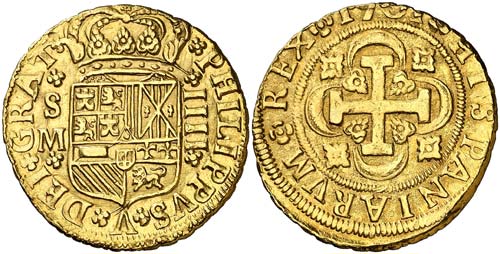 1701. Felipe V. Sevilla. M. 4 ... 