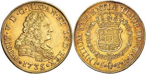 1735. Felipe V. Sevilla. PA. 8 ... 
