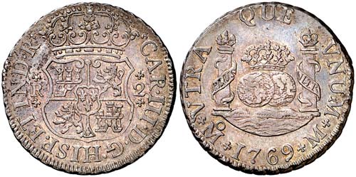 1769. Carlos III. México. M. 2 ... 