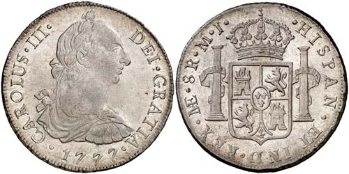 1777. Carlos III. Lima. MJ. 8 ... 