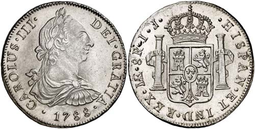 1788. Carlos III. Lima. IJ. 8 ... 