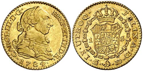 1784/3. Carlos III. Madrid. JD. 1 ... 
