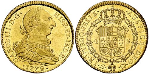 1772. Carlos III. Sevilla. CF. 4 ... 