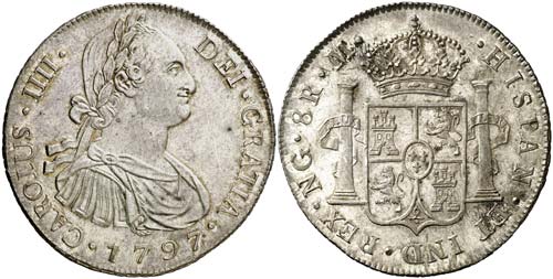 1797/6. Carlos IV. Guatemala. M. 8 ... 