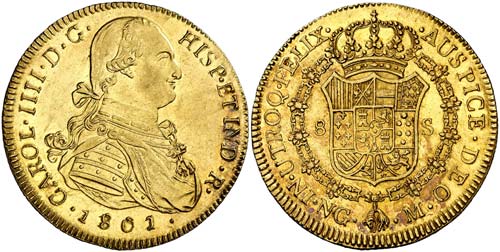 1801. Carlos IV. Guatemala. M. 8 ... 