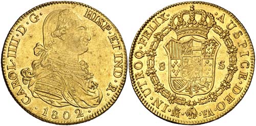1802. Carlos IV. Madrid. FA. 8 ... 