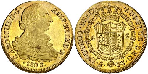 1808. Carlos IV. Santiago. FJ. 8 ... 