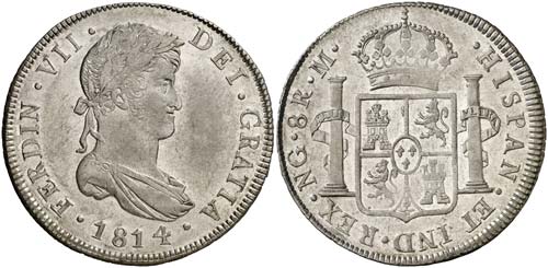 1814. Fernando VII. Guatemala. M. ... 