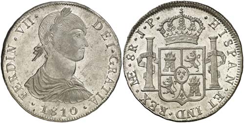 1810. Fernando VII. Lima. JP. 8 ... 
