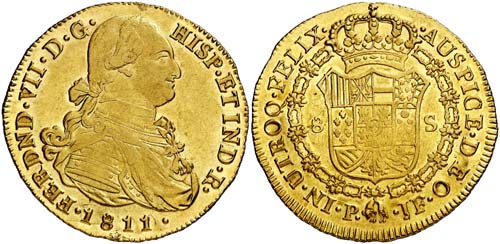 1811/0. Fernando VII. Popayán. ... 
