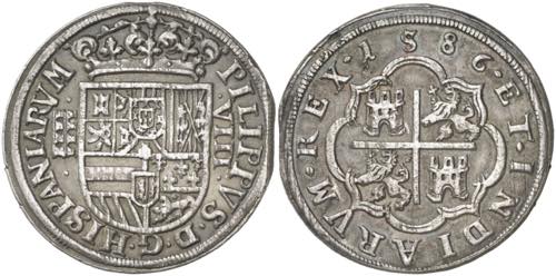 1586. Felipe II. Segovia. 8 ... 
