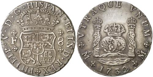 1732. Felipe V. México. F. 8 ... 