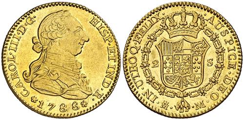1788/78. Carlos III. Madrid. M. 2 ... 