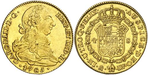 1785. Carlos III. Madrid. DV. 4 ... 