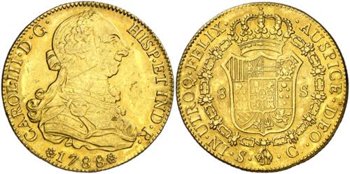 1788. Carlos III. Sevilla. C. 8 ... 