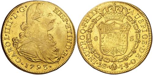 1793. Carlos IV. Lima. IJ. 8 ... 