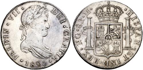 1820. Fernando VII. Guatemala. M. ... 