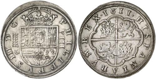1611. Felipe III. Segovia. C. 8 ... 