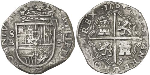 1609. Felipe III. Sevilla. B. 8 ... 