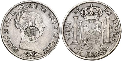 1853. Isabel II. Madrid. 10 ... 
