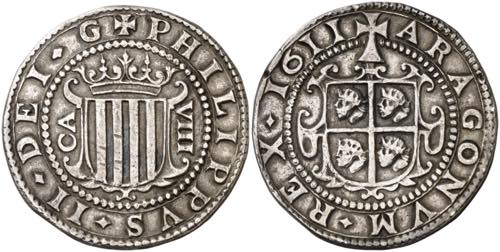 1611. Felipe III. Zaragoza. 8 ... 