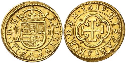 1610/00. Felipe III. Segovia. A/C. ... 
