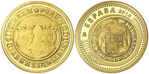 2014. Juan Carlos I. 100 euro. ... 
