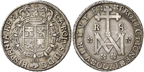 1700. Carlos II. Sevilla. M. 8 ... 