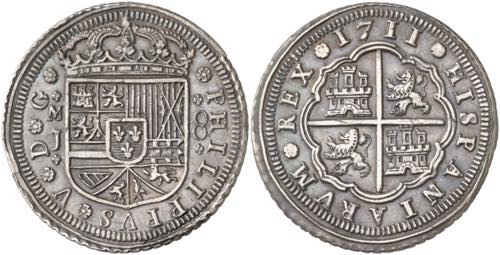 1711. Felipe V. Madrid. J. 8 ... 
