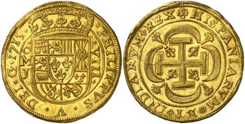 1715. Felipe V. México. J. 8 ... 