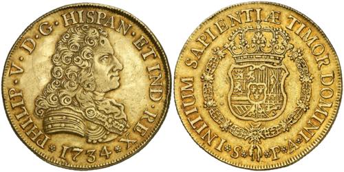 1734/3 Felipe V. Sevilla. PA. 8 ... 