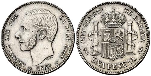 1882*1882. Alfonso XII. MSM. 1 ... 
