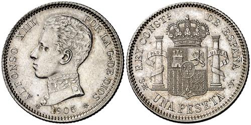 1905*1905. Alfonso XIII. SMV. 1 ... 