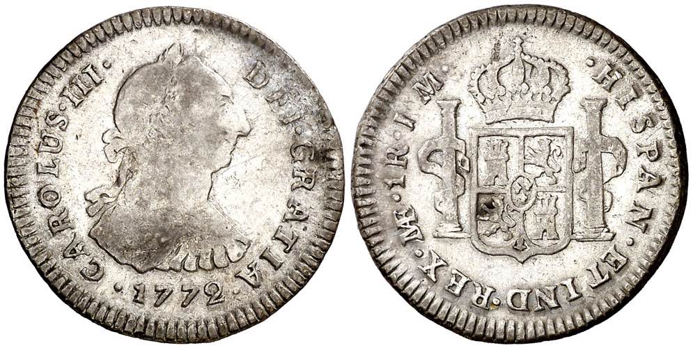 1772. Carlos III. Lima. JM. 1 ... 