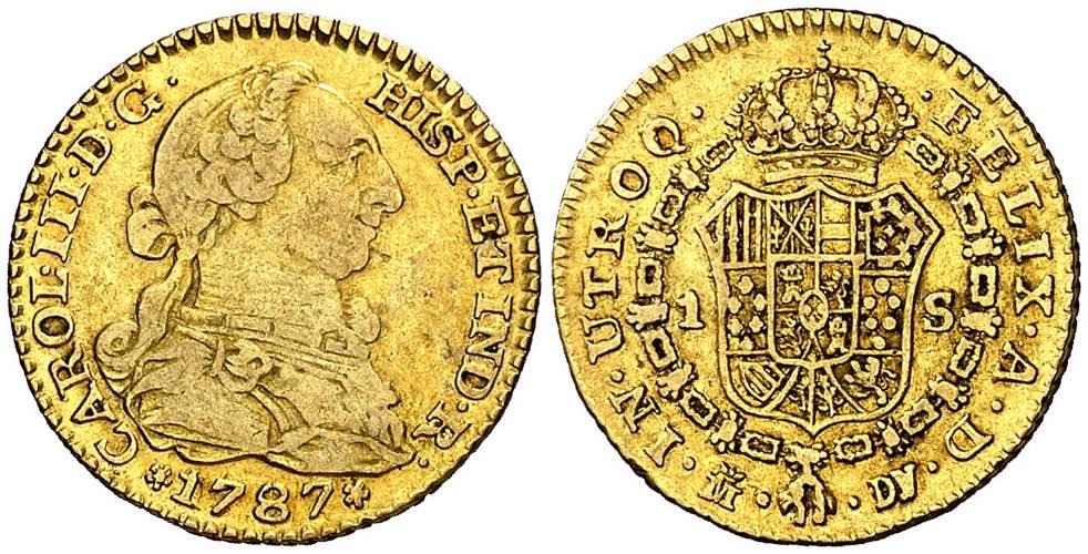1787. Carlos III. Madrid. DV. 1 ... 