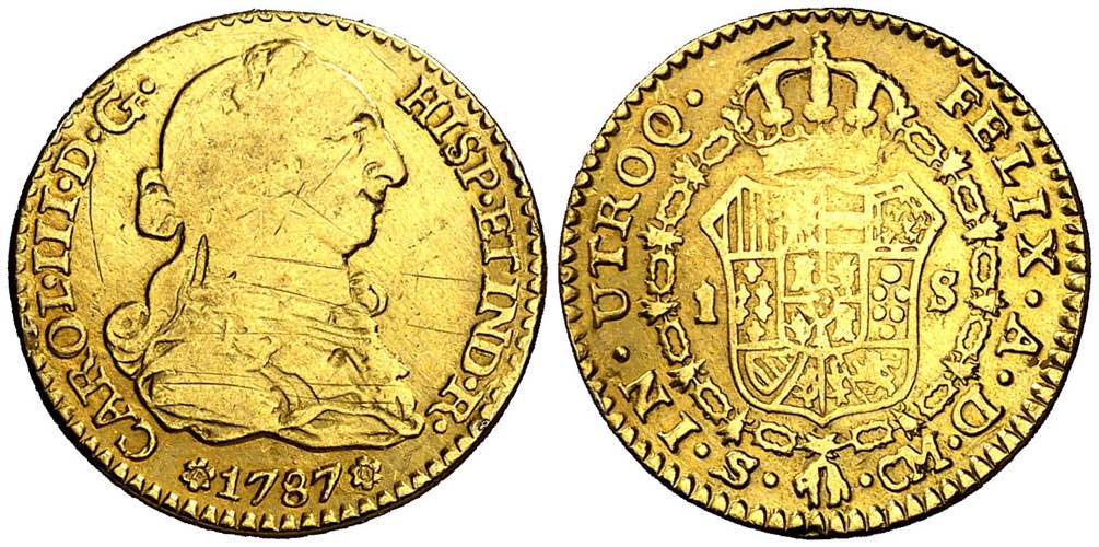 1787. Carlos III. Sevilla. CM. 1 ... 