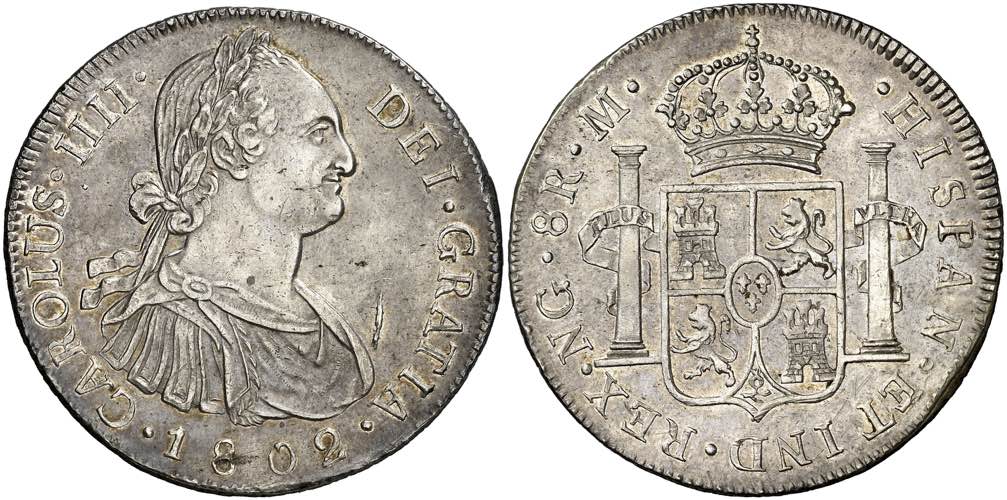 1802. Carlos IV. Guatemala. M. 8 ... 