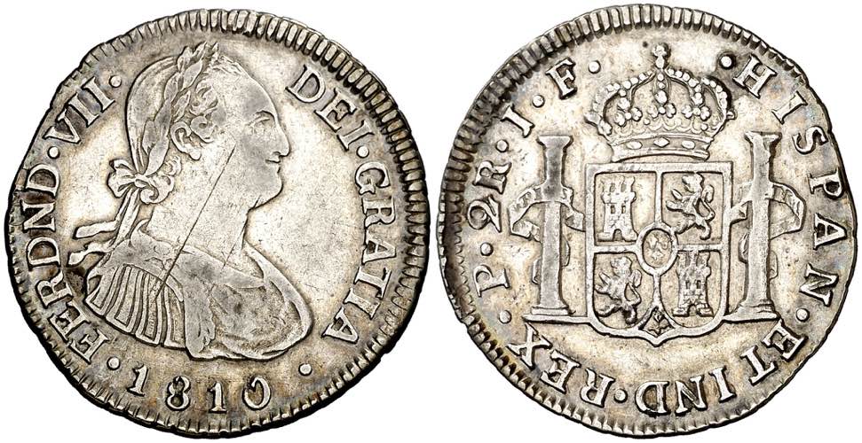 1810. Fernando VII. Popayán. JF. ... 