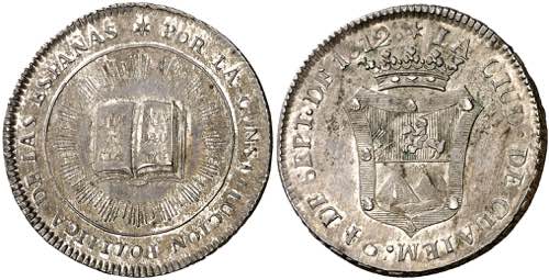 1812. Fernando VII. Guatemala. ... 