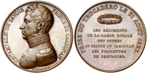 Francia. 1823. Luis XVIII. Toma ... 