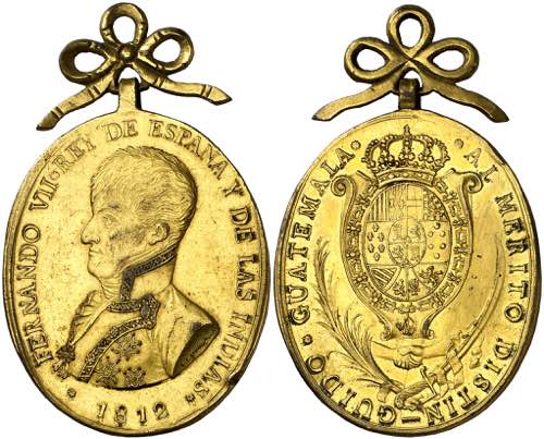 1812. Fernando VII. Guatemala. ... 