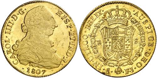 1807. Carlos IV. Santiago. FJ. 8 ... 