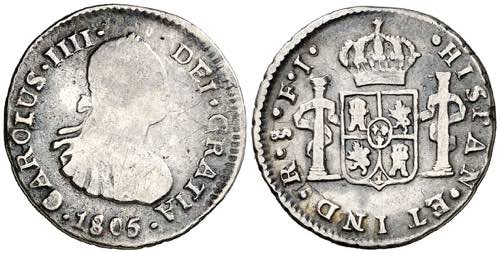 1805. Carlos IV. Santiago. FJ. 1/2 ... 