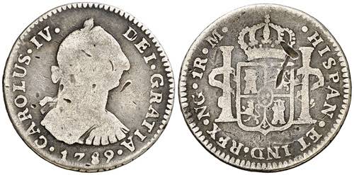 1789. Carlos IV. Guatemala. M. 1 ... 