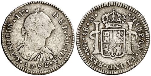 1790/89. Carlos IV. Guatemala. M. ... 